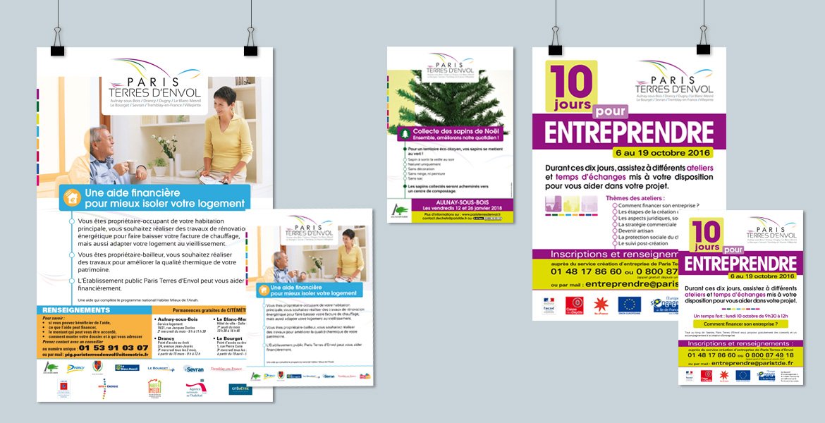 <b>AFFICHES / FLYERS</b><br><p>Exécution + photogravure + impression</p>
